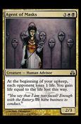 Magic the Gathering: Guildpact (Base Set) card 100 Agent of Masks