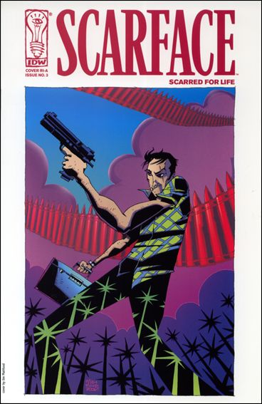 Scarface: Scarred for Life issue 3-C Jim Mahfood 1:10 Embossed Cover