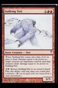 Magic the Gathering: Coldsnap (Base Set) card 98 Stalking Yeti