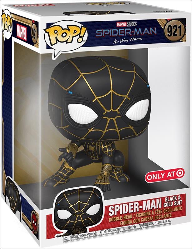 POP! Marvel figure 921 Spider-Man Black & Gold Suit 10 Inch Target