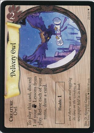 Harry Potter (Base Set) card 21 Delivery Owl