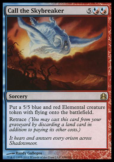 Magic the Gathering: Commander (Base Set) card 188 Call the Skybreaker