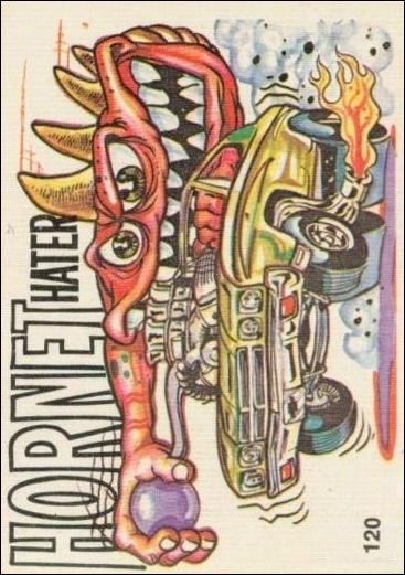 Oddest Odd Rods (Base Set) card 120 Hornet Hater (Fan Art on Back)