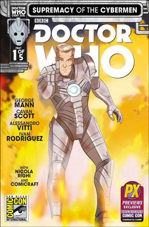 Doctor Who Event 2016: Supremacy of the Cybermen issue 1-H Des Taylor San Diego Comic Con  Cover 1/3000