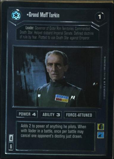 Star Wars: Reflections: A Collector's Bounty (Base Set) card 23 Grand Moff Tarkin