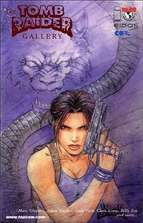 Tomb Raider Gallery issue 1-E Andy Park Lucky Lara Ruby Red Foil Cover 1/500