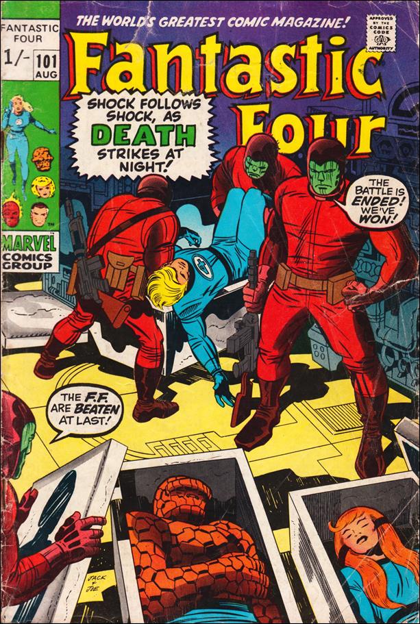 Fantastic Four (1961) issue 101-B UK Price Cover