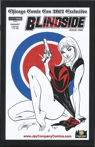Blindside (2012) issue 1-D J. Scott Campbell Wizard World Chicago Cover 1/100