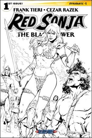 Red Sonja: The Black Tower issue 1-C Cezar Razek Baltimore Comic Con Sketch Cover