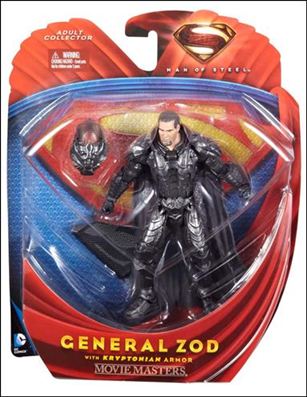 Man of Steel: Movie Masters figure 7 General Zod with Kryptonian Armor