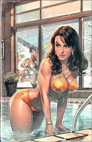 Veronica issue 28-E Cedric Poulat 616 Comics Virgin Cover, 1/250
