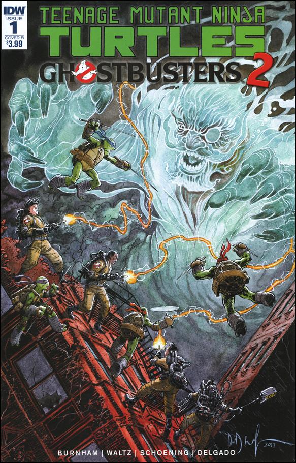 Teenage Mutant Ninja Turtles/Ghostbusters 2 issue 1-B Dave Wachter Cover