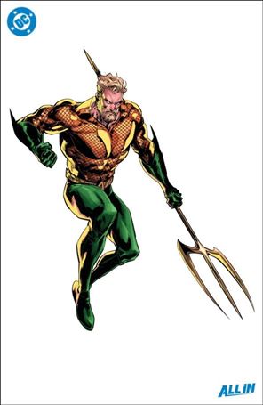 Aquaman (2025) issue 1-H Fico Ossio All In Foil Virgin Cardstock Cover