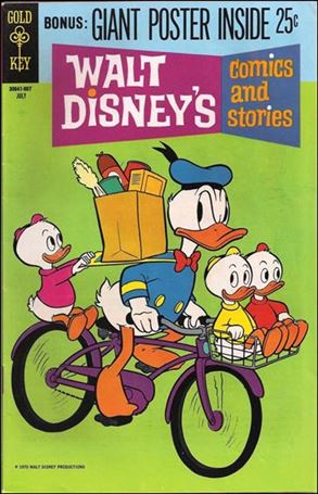 Walt Disney's Comics and Stories (1940) issue 358-B 25 Cent Cover