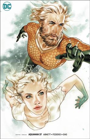 Aquaman (2016) issue 37-B Joshua Middleton Cover