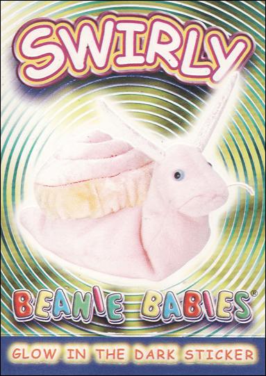 Beanie Babies Series 4 (Glow in the Dark Sticker Subset) card nn24 Swirly