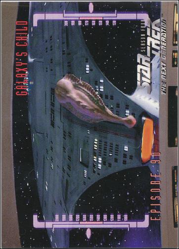 Star Trek: The Next Generation - The Episode Collection Season Four (Base Set) card 368 Galaxy's Child, Episode 90B