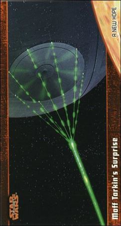 Star Wars Trilogy Widevision (Base Set) card 13 Moff Tarkin's Surprise