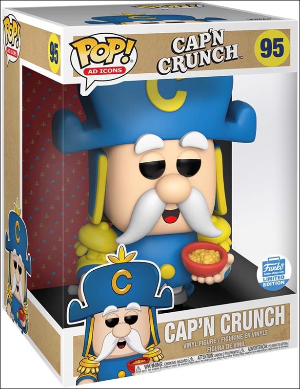 POP! Ad Icons figure 95 Cap'n Crunch (10 Inch) Funko Shop Exclusive