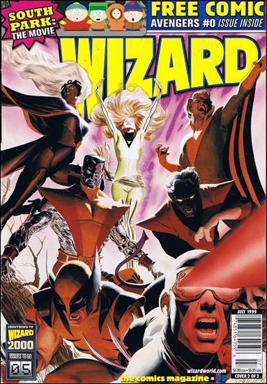 Wizard: The Comics Magazine issue 95-B Alex Ross X-Men Cover
