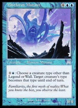 Magic the Gathering: Onslaught (Base Set) card 95 Mistform Mutant