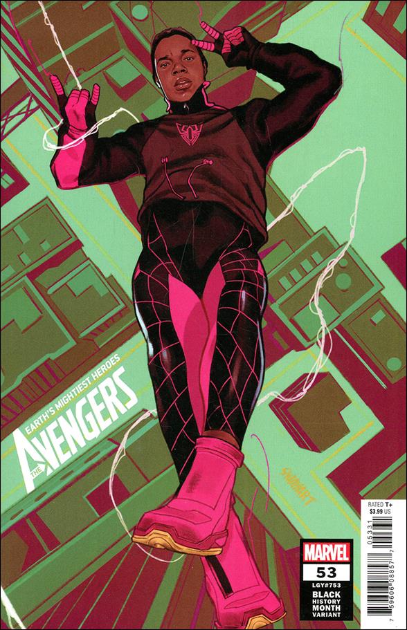 Avengers (2018/07) issue 53-B Joshua "Sway" Swaby Black History Month Cover