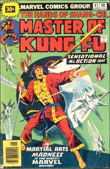 Master of Kung Fu (1974) issue 41-B 30 Cent Price Cover
