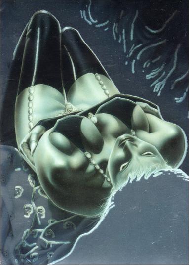 Evil Ernie Series II Chromium: Glow in the Dark (Base Set) card 89 Mysteries of Chaos! - "The Hanging Trees"