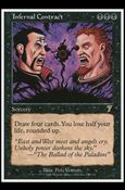 Magic the Gathering: 7th Edition (Base Set) card 143 Infernal Contract