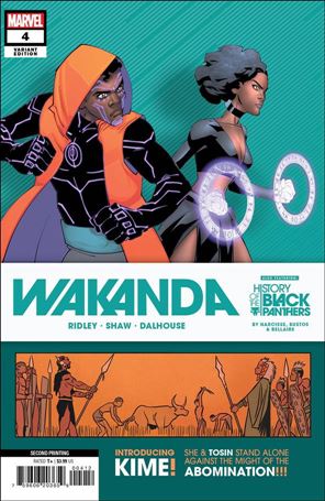 Wakanda issue 4-C Julian Shaw & Natacha Bustos Cover (2nd Printing)