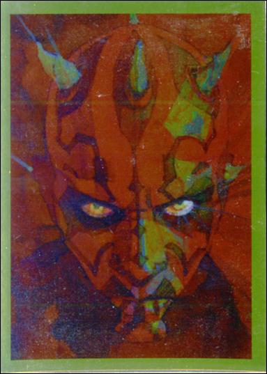 Star Wars Galaxy: Series 7 (Foil Subset) card 10-C Darth Maul - Gold Foil