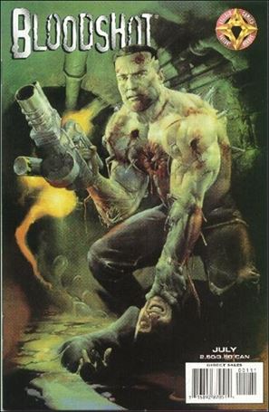 Bloodshot (1997) issue 1-B Vince Evans Cover