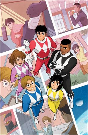 Saban's Go Go Power Rangers: Back to School issue 1-B Gurihiru Cover