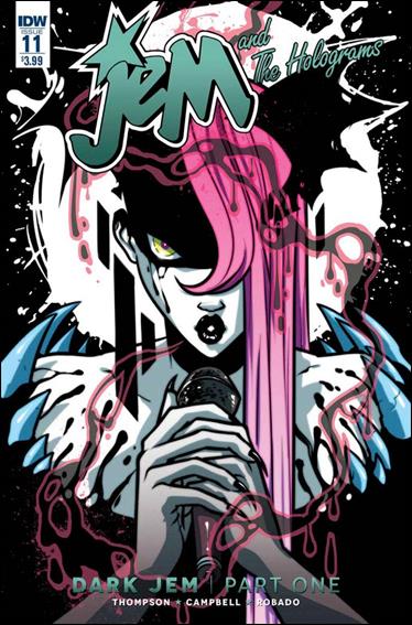 Jem and the Holograms issue 11 Sophie Campbell Jem Bust Cover