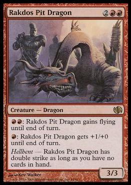 Magic the Gathering: Duel Decks: Jace vs. Chandra (Base Set) card 44 Rakdos Pit Dragon