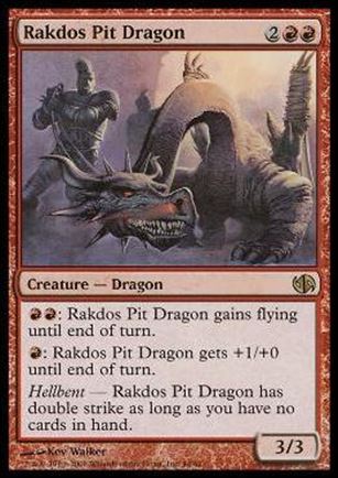 Magic the Gathering: Duel Decks: Jace vs. Chandra (Base Set) card 44 Rakdos Pit Dragon