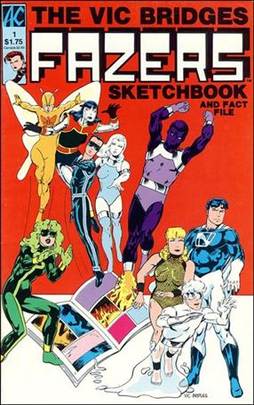 Vic Bridges Fazers Sketchbook and Fact File Cover Image 1