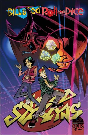 Bill & Ted Roll the Dice issue 2-D Troy Little 1:10 Cover