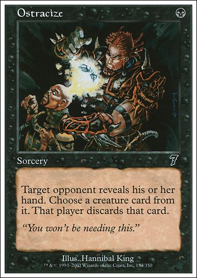 Magic the Gathering: 7th Edition (Base Set) card 153 Ostracize