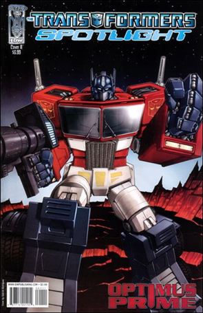 Transformers Spotlight issue nn9-B Optimus Prime - Gabriel Rodriguez Cover