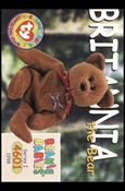 Beanie Babies Series 1 (Base Set) card 56 Britannia the Bear