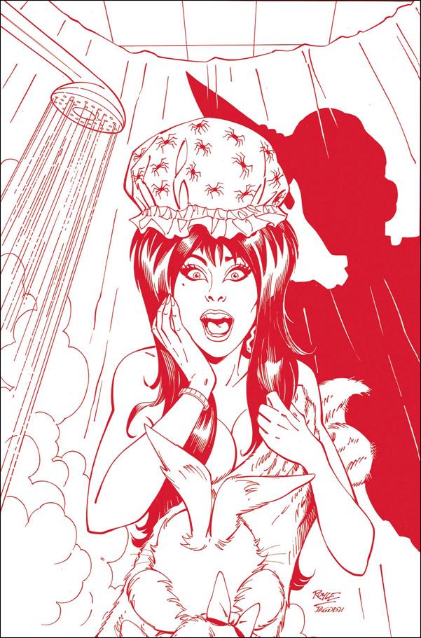 Elvira in Horrorland issue 1-Q John Royle 1:15 Red Line Art Cover