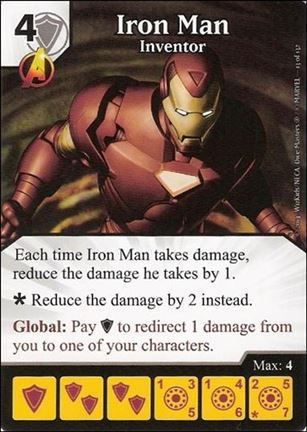Marvel Dice Masters Avengers vs. X-Men  card 13 Iron Man: Inventor