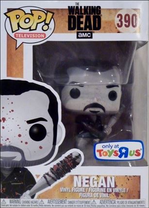 POP! Television figure 390-C Negan B&W Bloody TRU Exclusive