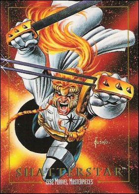1992 Marvel Masterpieces (Base Set) card 74 Shatterstar