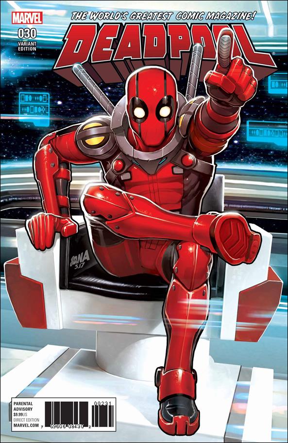 Deadpool (2016) issue 30-B David Nakayama Cover