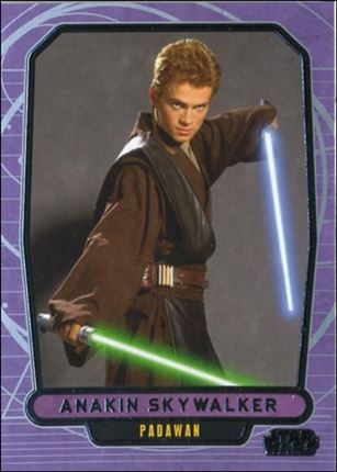 Star Wars Galactic Files (Base Set) card 34 Anakin Skywalker Padawan