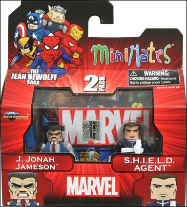 Marvel Minimates figure 126 J. Jonah Jameson and S.H.I.E.L.D. Agent