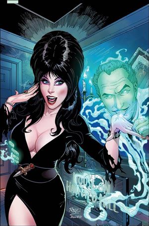 Elvira Meets Vincent Price issue 1-P John Royle Virgin Cover