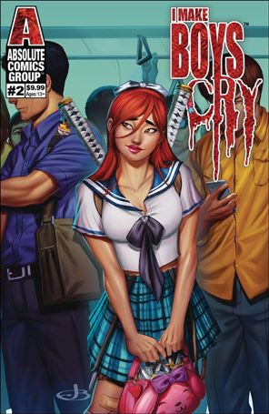 I Make Boys Cry issue 2-B Jenevieve Broomall Holographic Foil Logo Cover